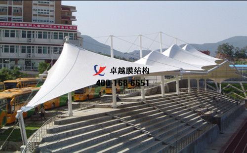 甘南<font color='red'>膜結(jié)構(gòu)看臺(tái)</font>/主席臺(tái)/舞臺(tái)【乳品開發(fā)有限公司等】工程設(shè)計(jì)施工案例
