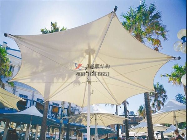 湘潭張拉<font color='red'>膜結(jié)構(gòu)景觀</font>設計施工【案例圖片】 　　