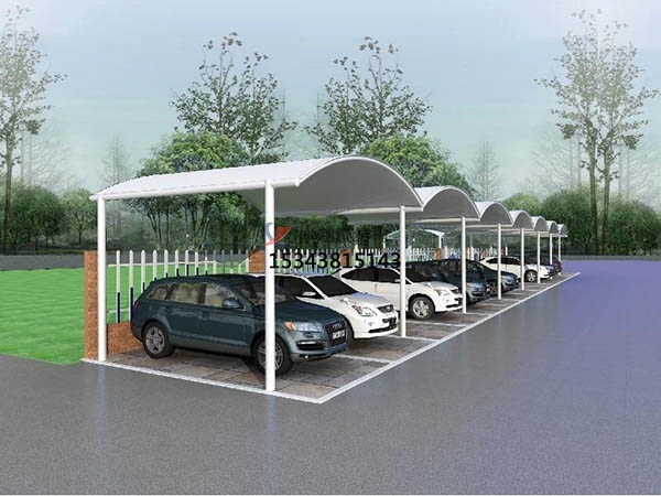 定興膜結(jié)構停車棚【充電站雨棚】設計安裝