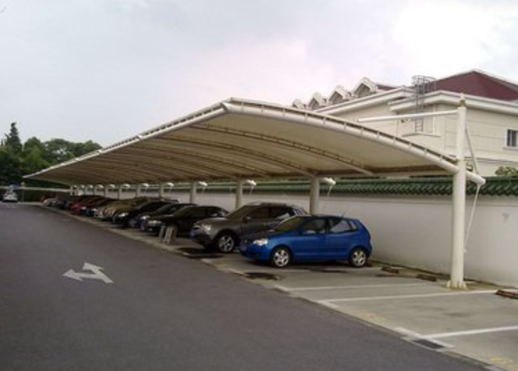 膜結(jié)構(gòu)車棚是否是精品？看清楚了，再掏錢購買哦。